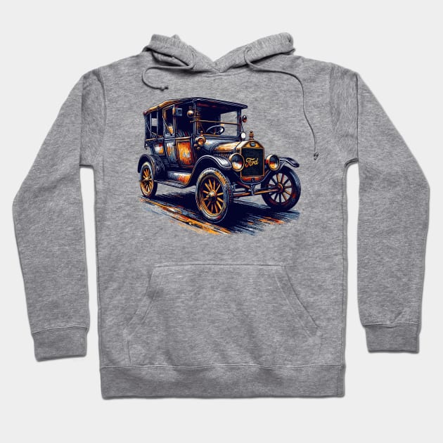 Ford Model T Hoodie by Vehicles-Art